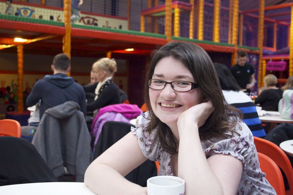 Leigh is as pretty as ever :) Smiling for Ben who took the photo