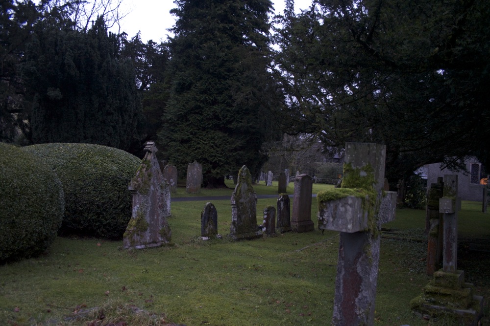 The character filled kirkyward