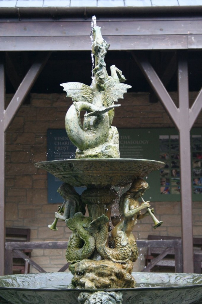 Fountain close detail