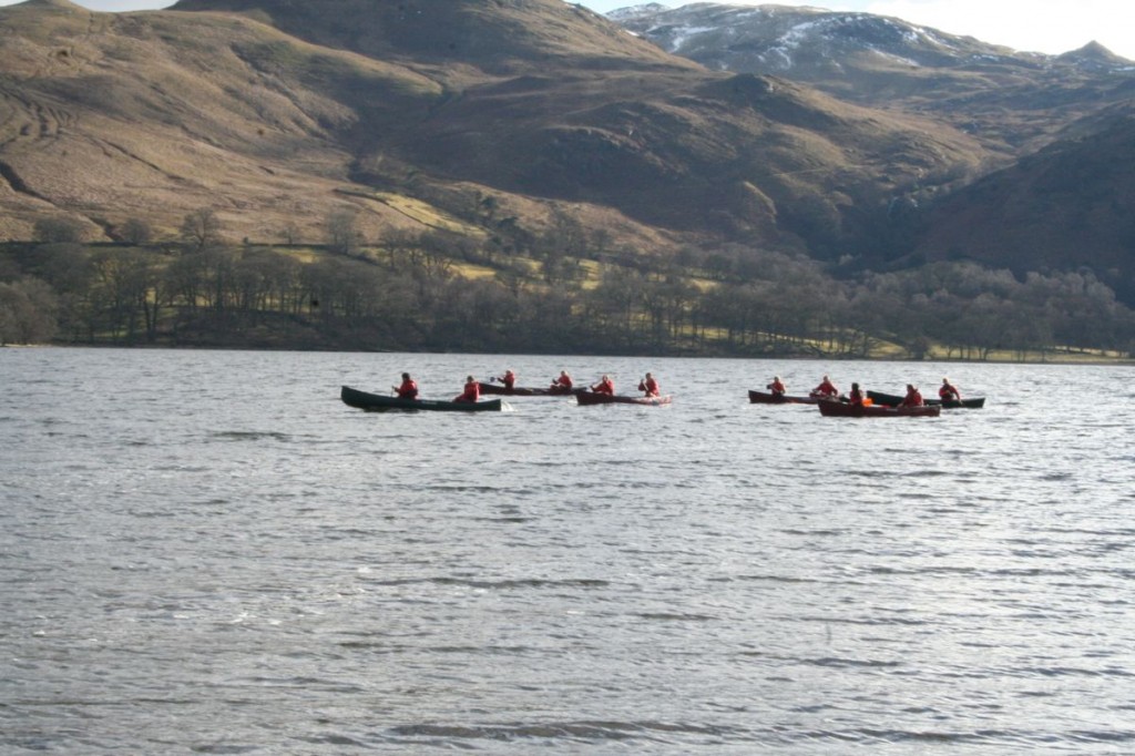 Rowers on Ulverston Waters